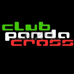 Adesivo scritta club Panda CROSS