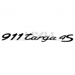 Adesivo Porsche scritta 911 targa 4s