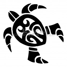 Adesivo tartaruga tribale