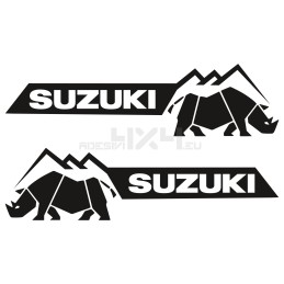 Adesivo Suzuki montagne logo