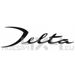 Adesivo scritta Delta