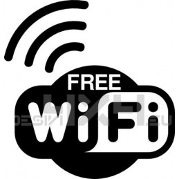 Adesivo  wifi free mod.1