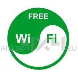 Adesivo  wifi free mod.6